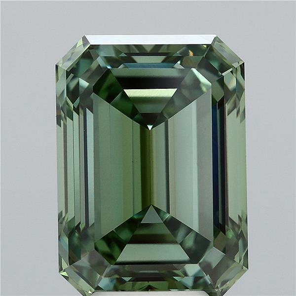 6.26 Ct. Fancy Vivid Green Emerald Lab Grown Diamond