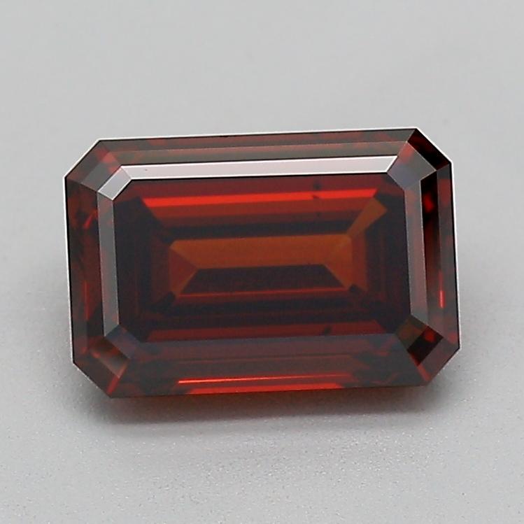 1.62 Ct. Fancy Deep  Orange Emerald Lab Grown Diamond