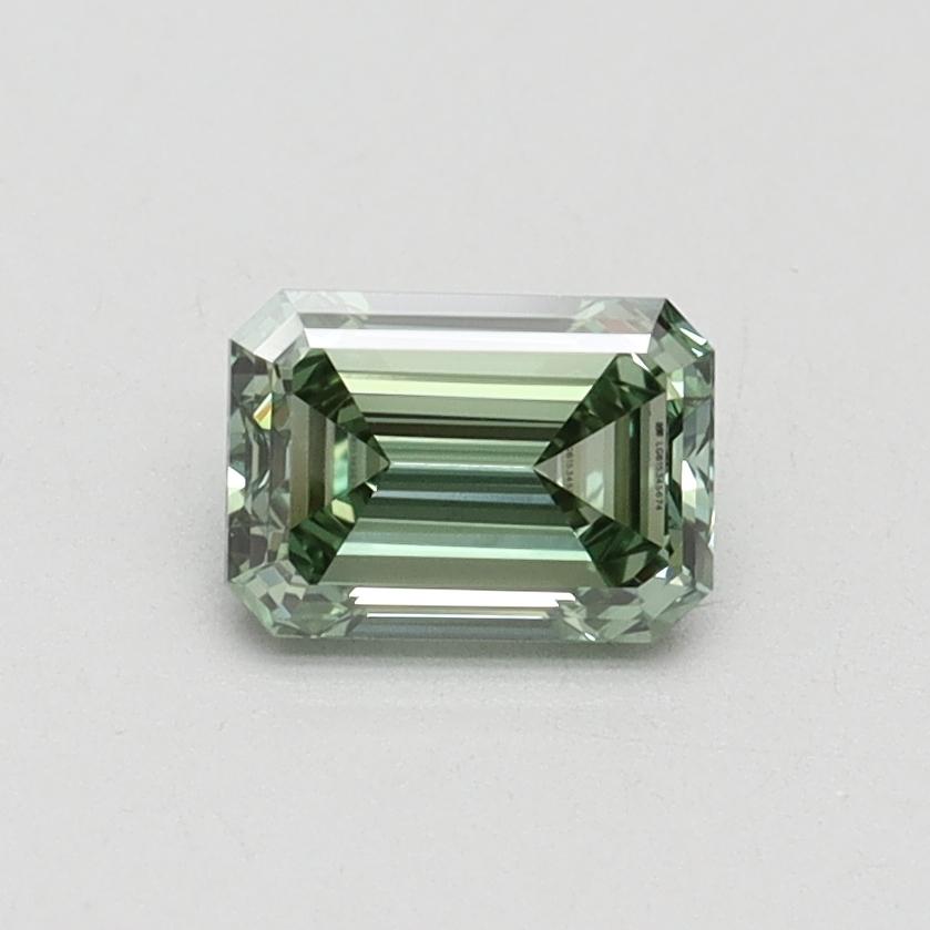 0.70 Ct. Fancy Vivid Green Emerald Lab Grown Diamond