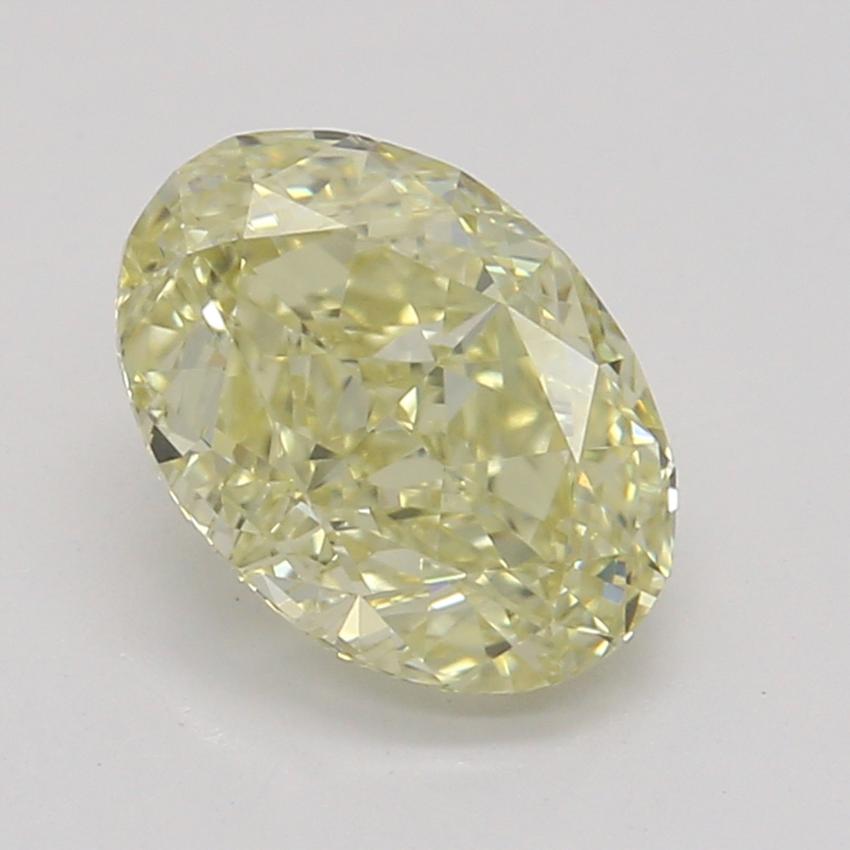 0.83 Ct. Fancy Yellow Oval Diamond