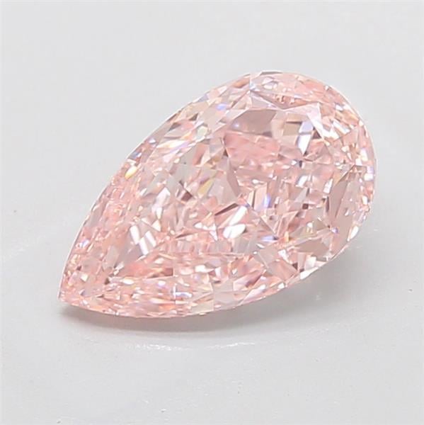 3.09 Ct. Fancy Intense Pink Pear Lab Grown Diamond
