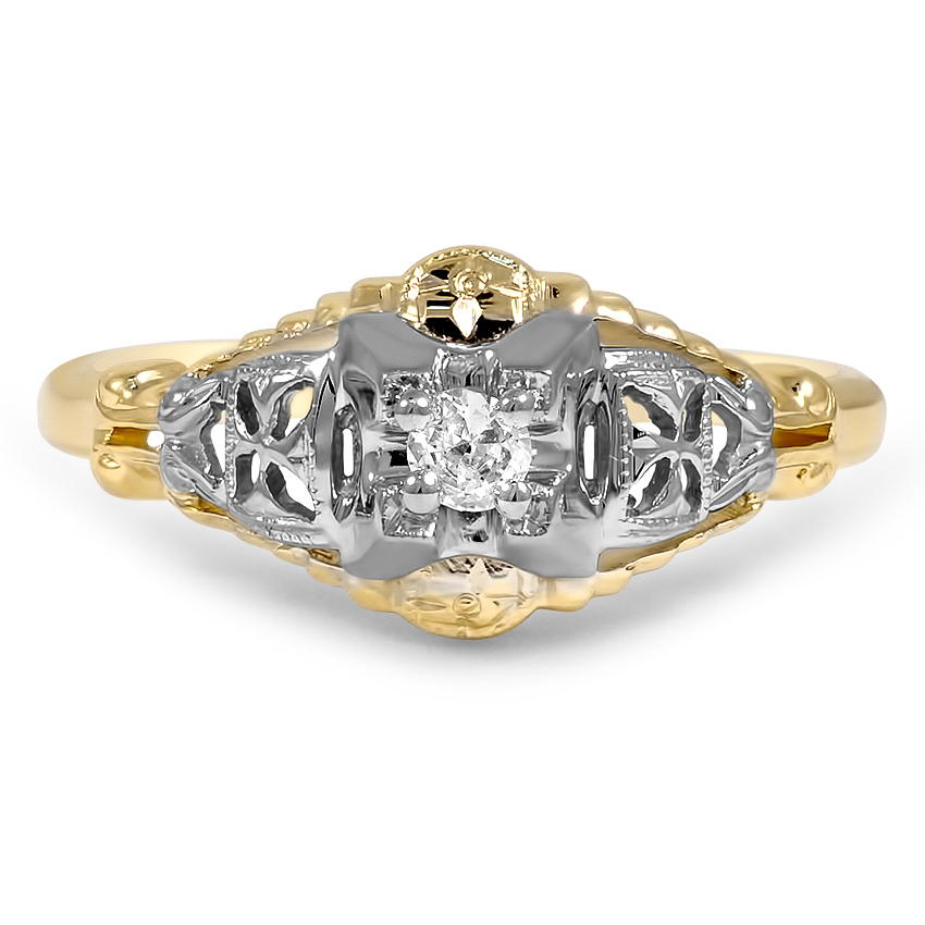 Art Nouveau Diamond Vintage Ring