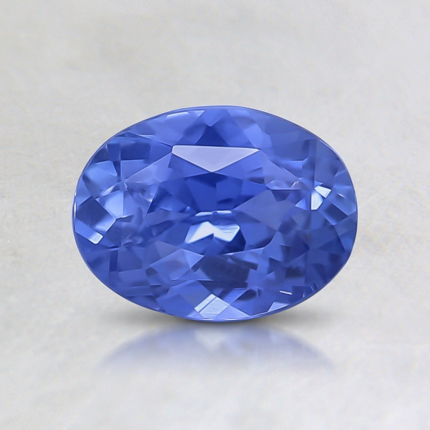 6.8x5.1mm Unheated Oval Blue Sapphire
