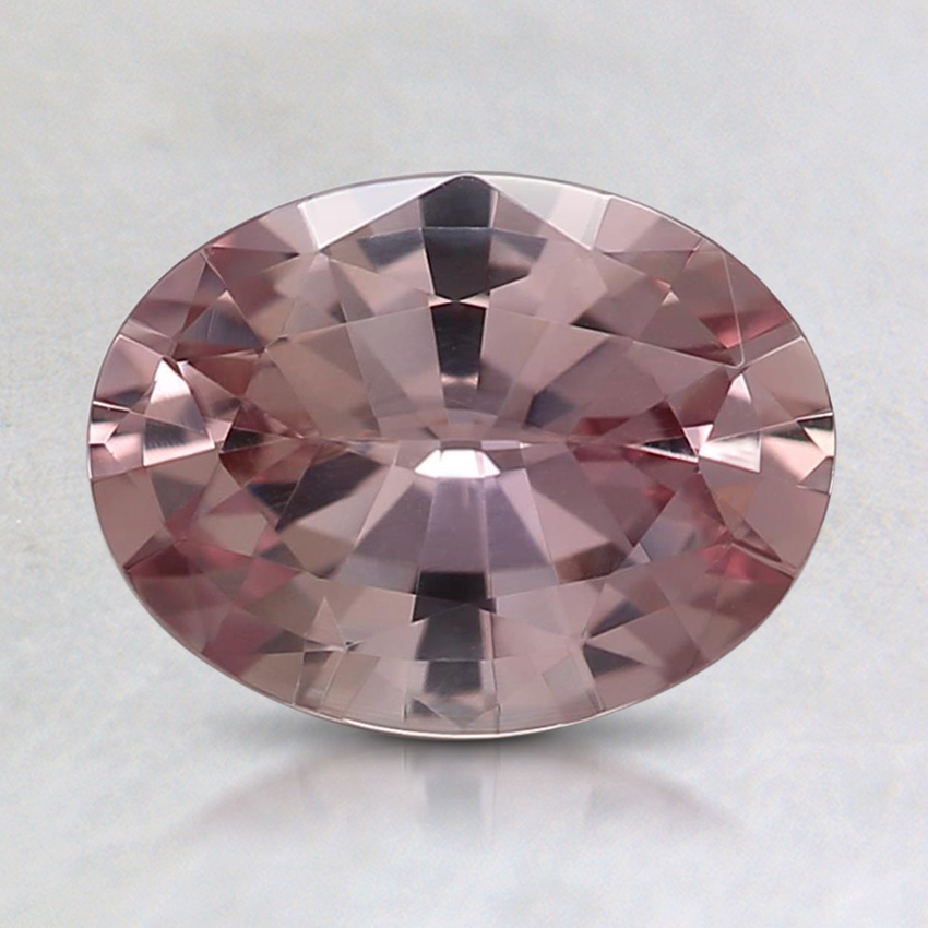 8.2x6.2mm Peach Oval Sapphire