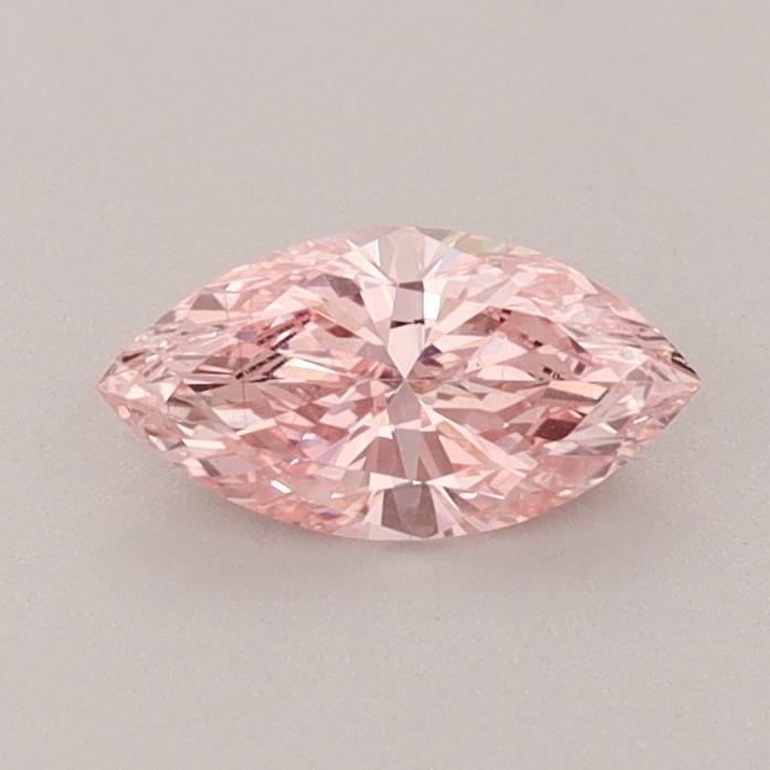 0.46 Ct. Fancy Vivid Pink Marquise Lab Grown Diamond