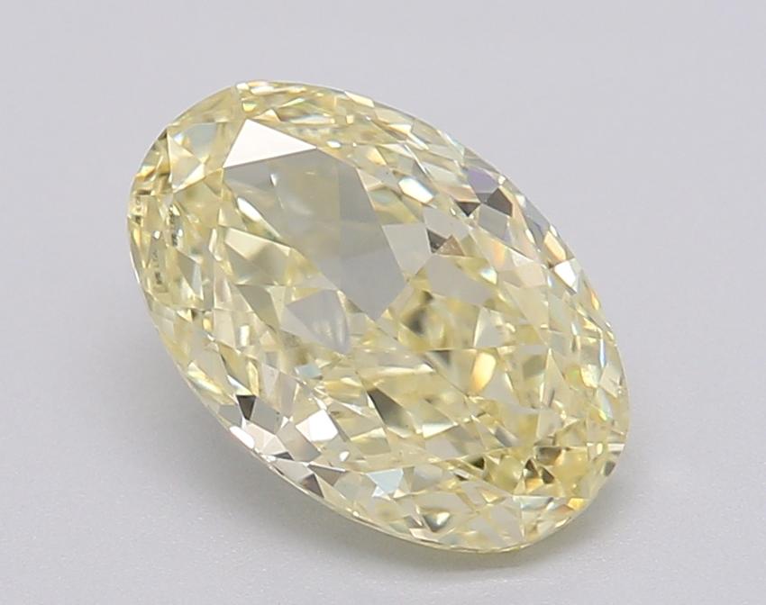 1.57 Ct. Fancy Intense Yellow Oval Lab Grown Diamond