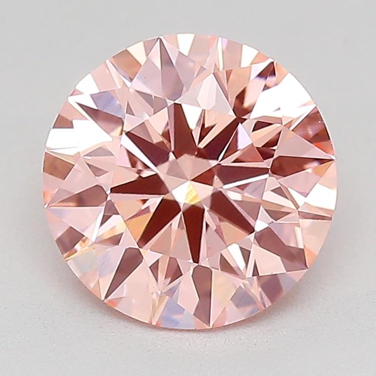 1.57 Ct. Fancy Intense Pink Round Lab Grown Diamond