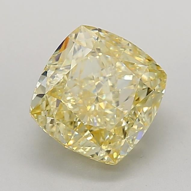2.75 Ct. Fancy Intense Yellow Cushion Lab Grown Diamond