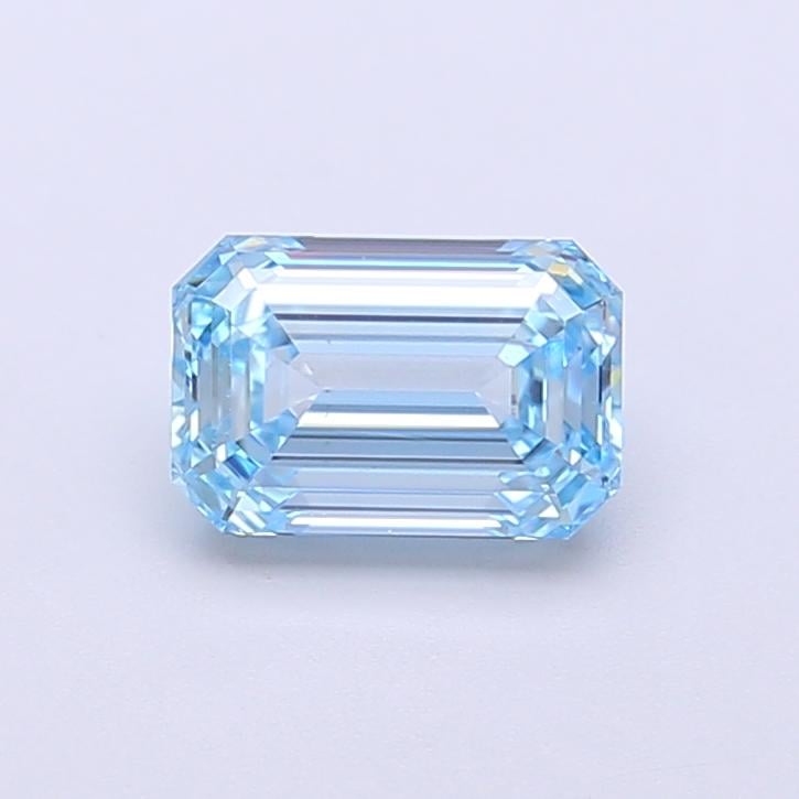 1.05 Ct. Fancy Vivid Blue Emerald Lab Grown Diamond