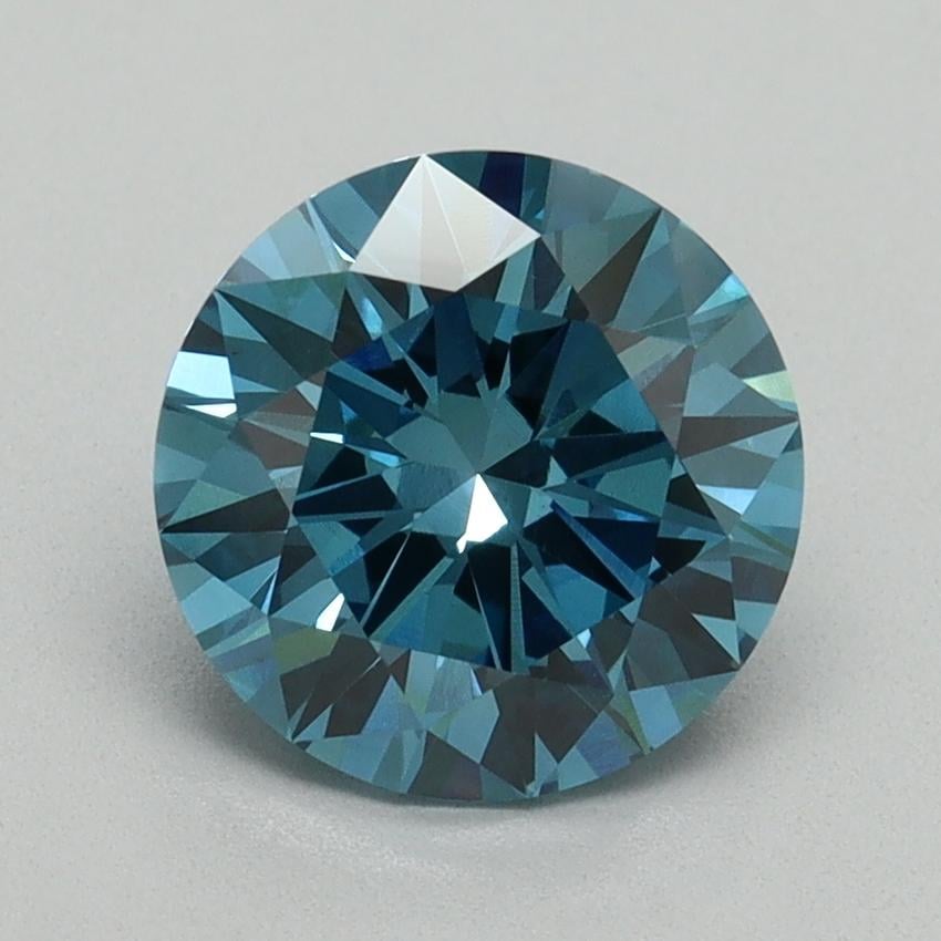 1.99 Ct. Fancy Vivid Blue Round Lab Grown Diamond