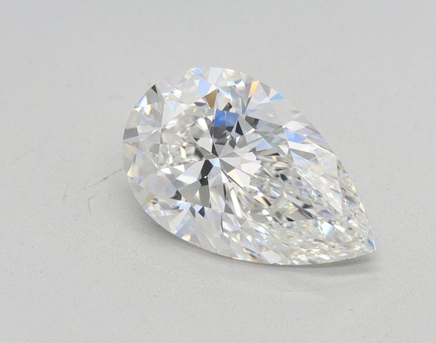 1.70 Ct. Fancy Vivid Blue Pear Lab Grown Diamond