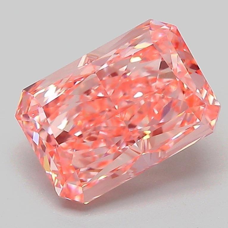 2.36 Ct. Fancy Vivid Pink Radiant Lab Grown Diamond