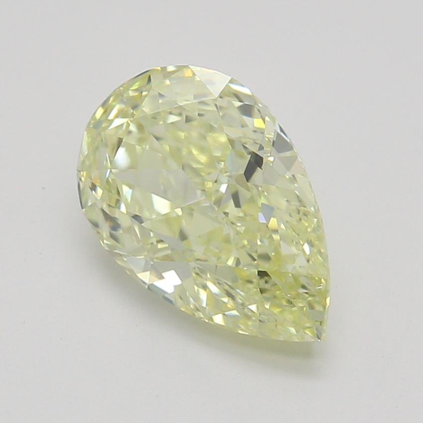1.04 Ct. Fancy Light Yellow Pear Diamond