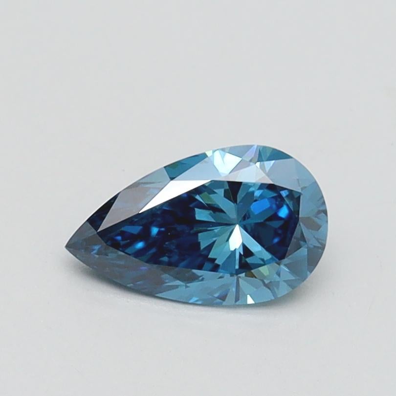 0.50 Ct. Fancy Vivid Blue Pear Lab Grown Diamond