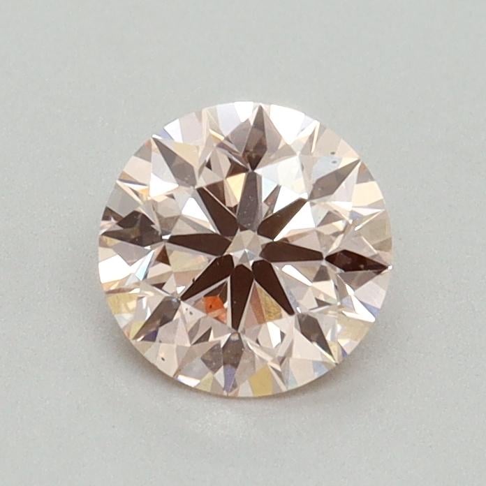 0.70 Ct. Fancy Intense Pink Round Lab Grown Diamond