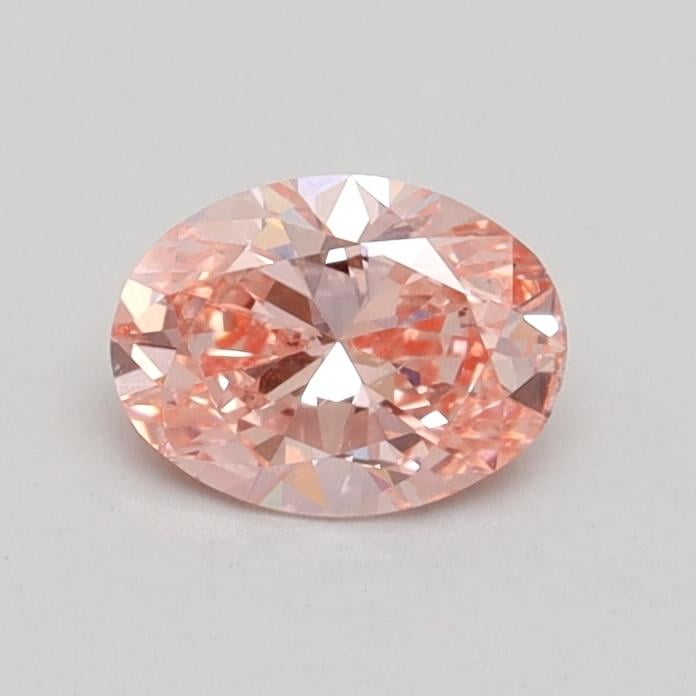 0.50 Ct. Fancy Intense Pink Oval Lab Grown Diamond