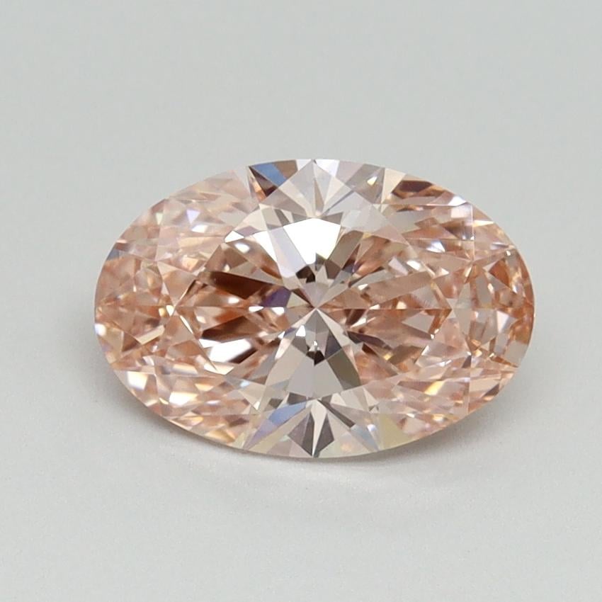 1.24 Ct. Fancy Intense Pink Oval Lab Grown Diamond