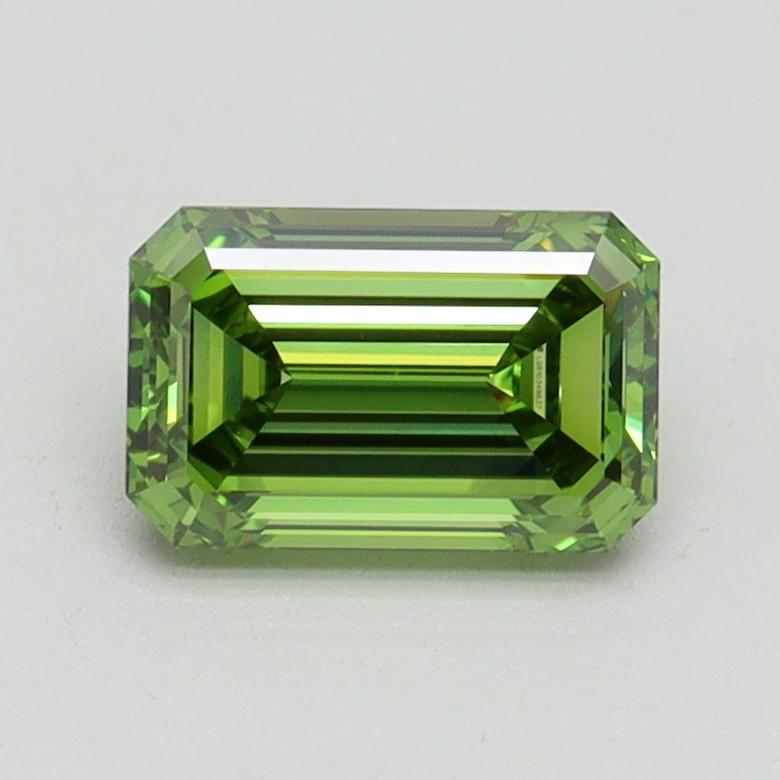 1.03 Ct. Fancy Vivid Green Emerald Lab Grown Diamond