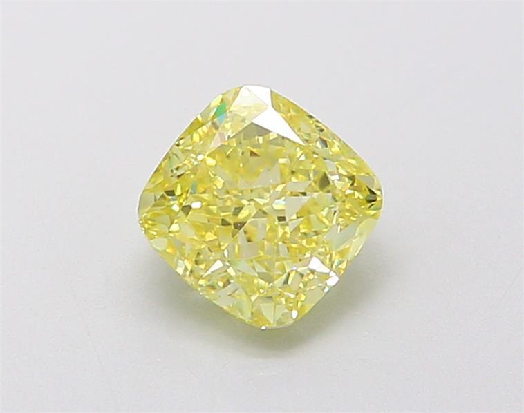 1.11 Ct. Fancy Intense Yellow Cushion Lab Grown Diamond