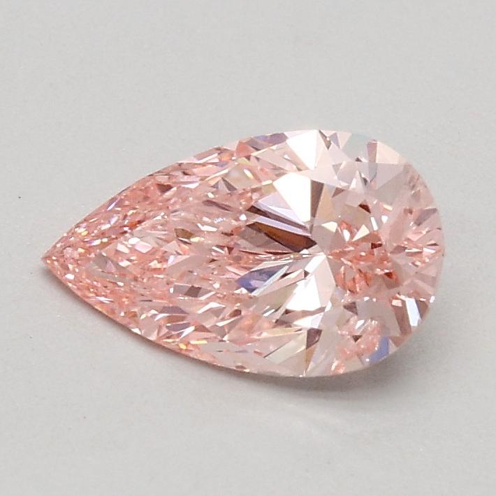 0.50 Ct. Fancy Vivid Pink Pear Lab Grown Diamond