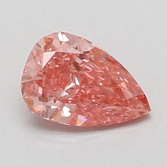 0.87 Ct. Fancy Vivid Pink Pear Lab Grown Diamond