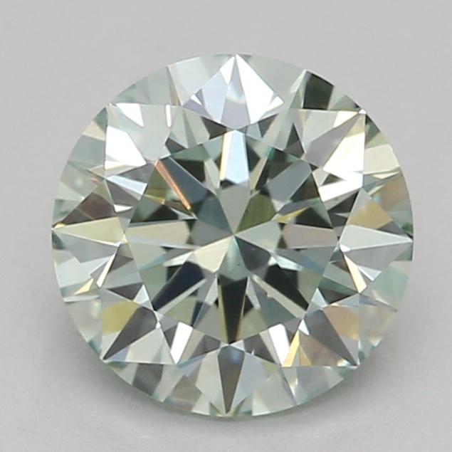 0.71 Ct. Fancy Intense Green Round Lab Grown Diamond