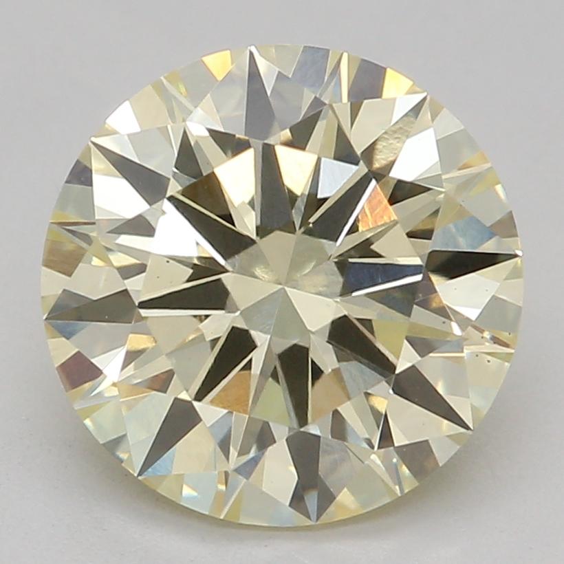 1.77 Ct. Fancy Light Yellow Round Lab Grown Diamond