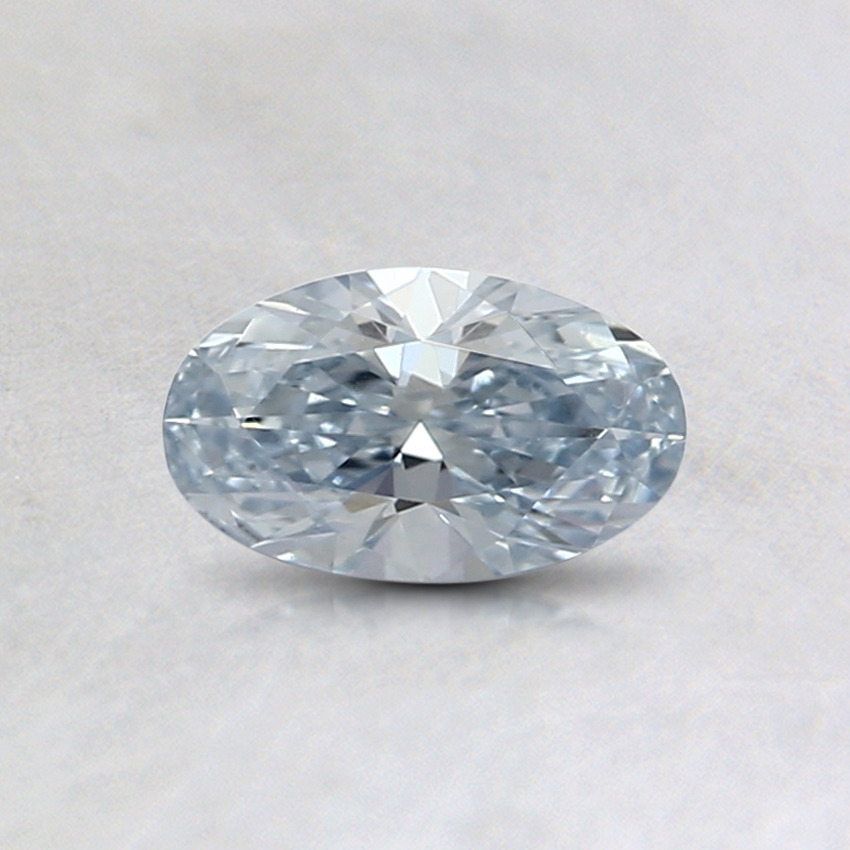 0.35 Ct. Light Blue Oval Lab Grown Diamond