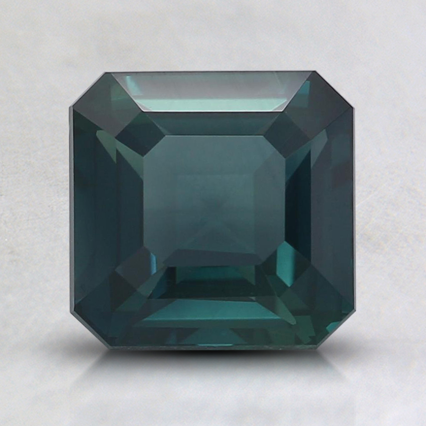 6.8mm Teal Asscher Sapphire