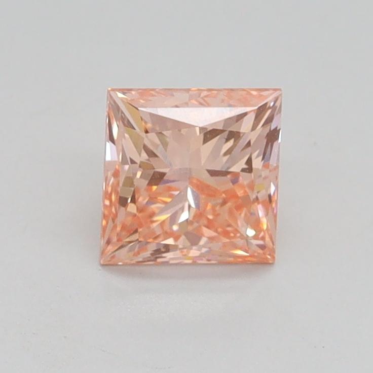 0.70 Ct. Fancy Intense Pink Princess Lab Grown Diamond