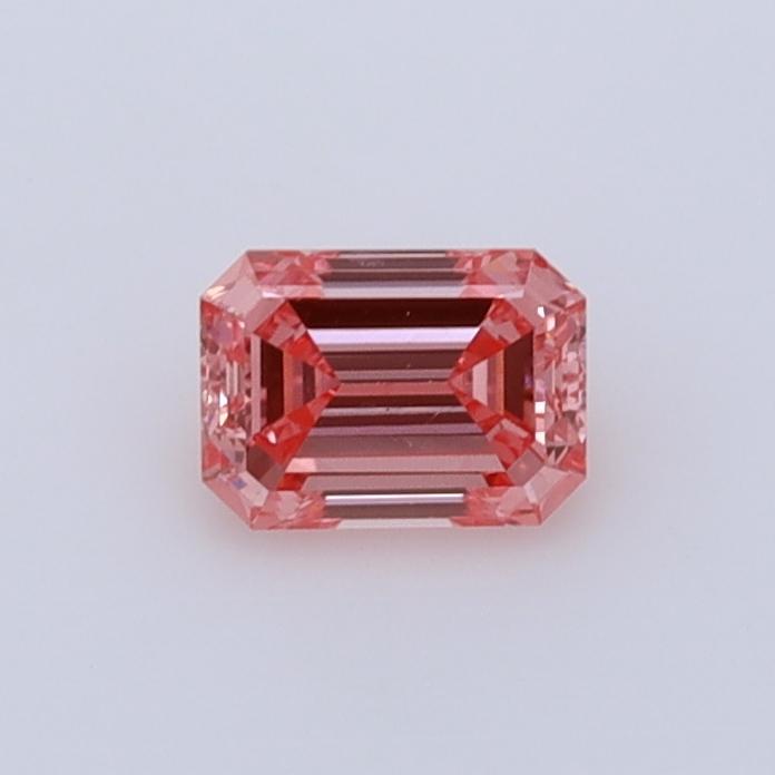 0.42 Ct. Fancy Vivid  Pink Emerald Lab Grown Diamond