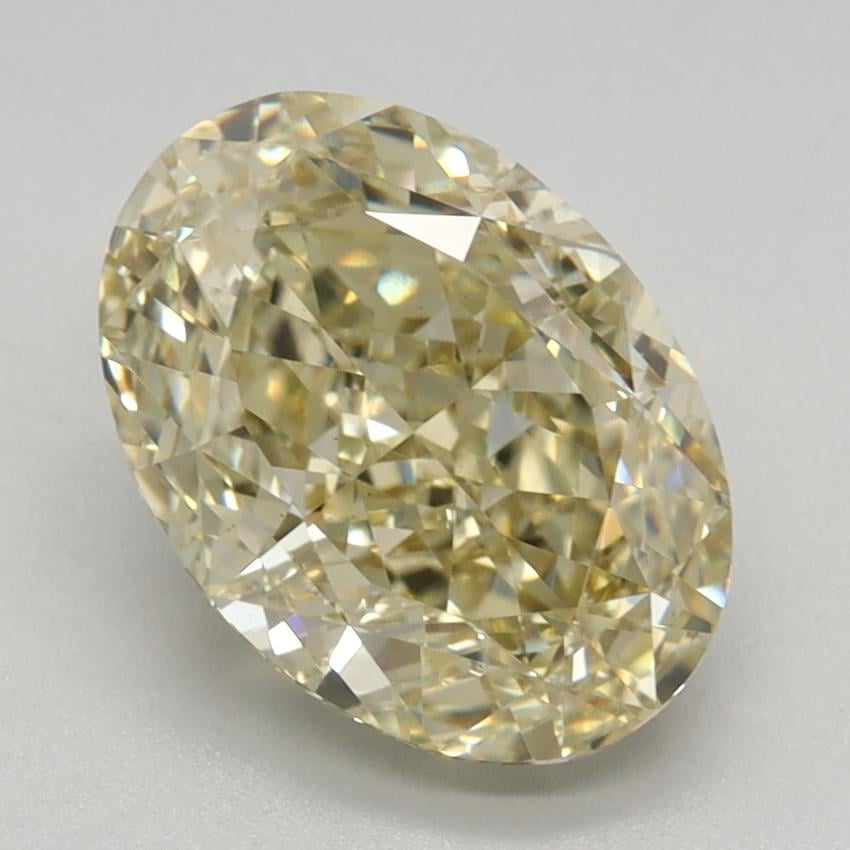 2.64 Ct. Fancy Yellow Oval Lab Grown Diamond