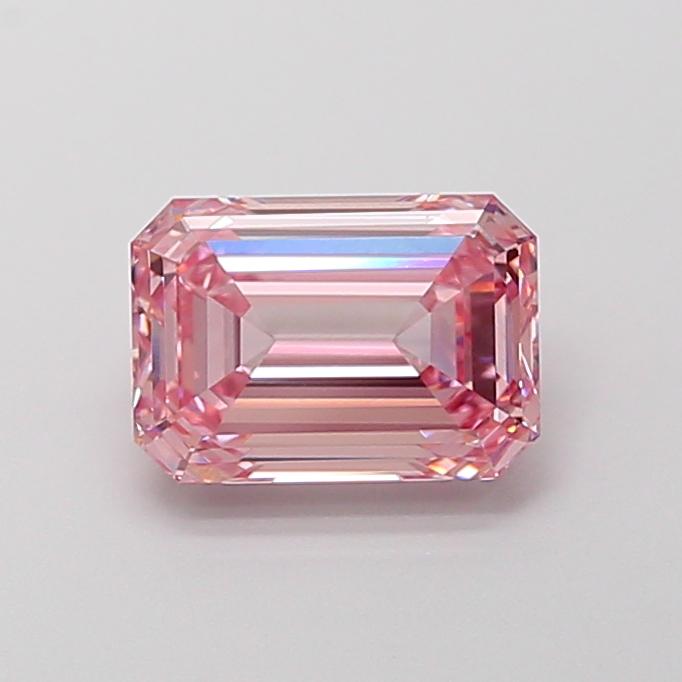2.10 Ct. Fancy Intense Pink Emerald Lab Grown Diamond