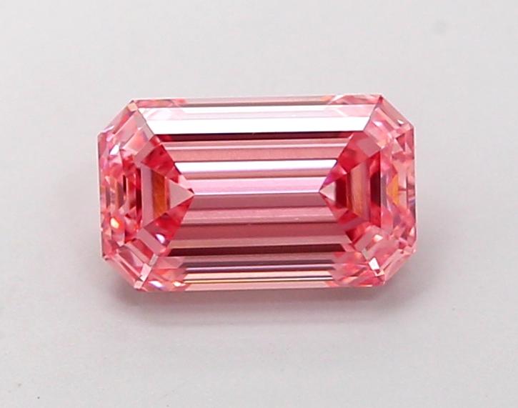 1.33 Ct. Fancy Vivid Pink Emerald Lab Grown Diamond
