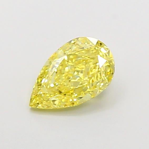 1.00 Ct. Fancy Intense Yellow Pear Lab Grown Diamond
