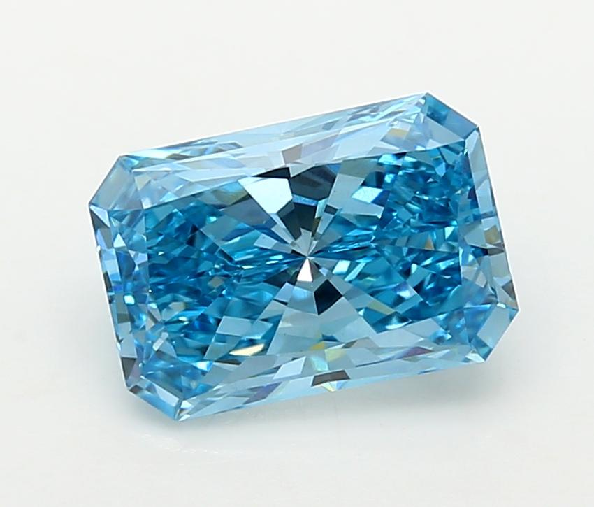 2.05 Ct. Fancy Vivid  Blue Radiant Lab Grown Diamond