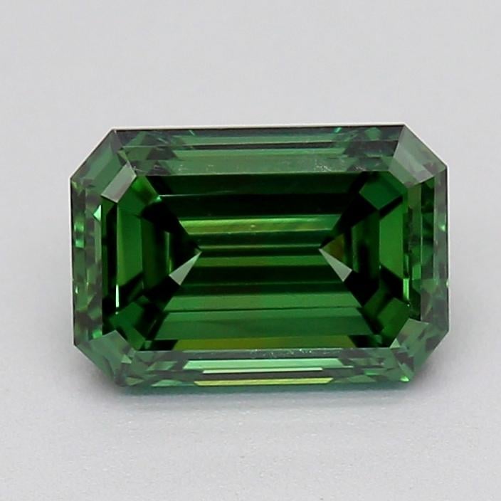 1.03 Ct. Fancy Vivid  Green Emerald Lab Grown Diamond