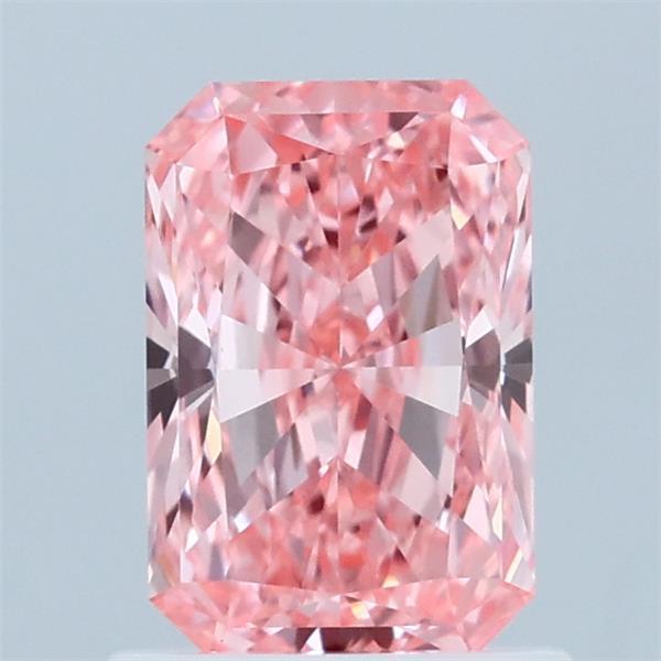 1.06 Ct. Fancy Vivid Pink Radiant Lab Grown Diamond