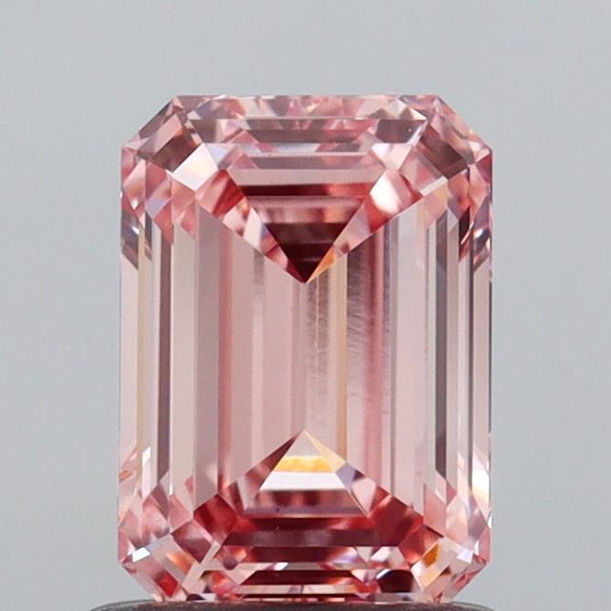 1.10 Ct. Fancy Intense  Pink Emerald Lab Grown Diamond