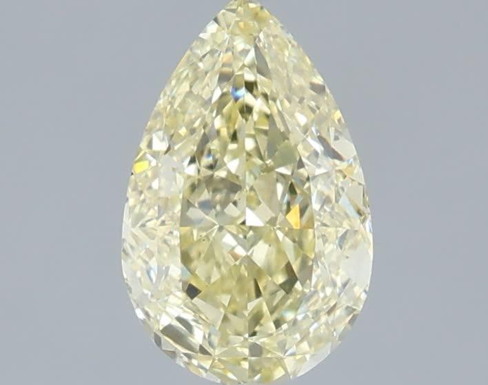 1.04 Ct. Fancy  Yellow Pear Lab Grown Diamond