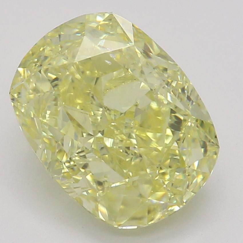 1.65 Ct. Fancy Intense Yellow Cushion Diamond