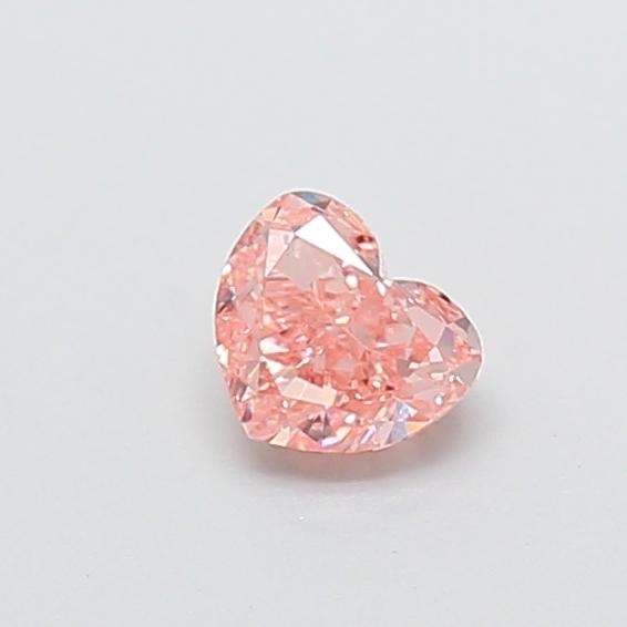 0.41 Ct. Fancy Intense  Pink Heart Lab Grown Diamond