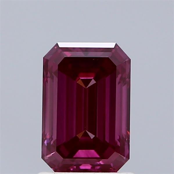 1.32 Ct. Fancy Deep  Pink Emerald Lab Grown Diamond