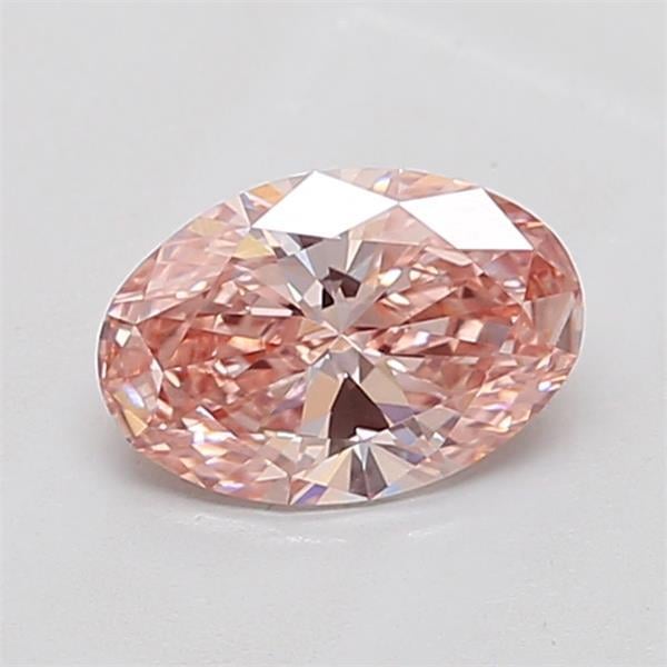 1.01 Ct. Fancy Intense Pink Oval Lab Grown Diamond