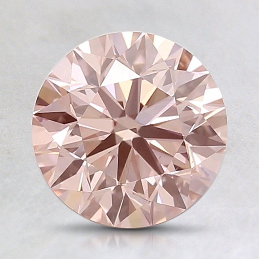1.82 Ct. Fancy Vivid Pink Round Lab Created Diamond