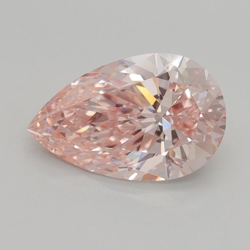 2.14 Ct. Fancy Intense Pink Pear Lab Grown Diamond