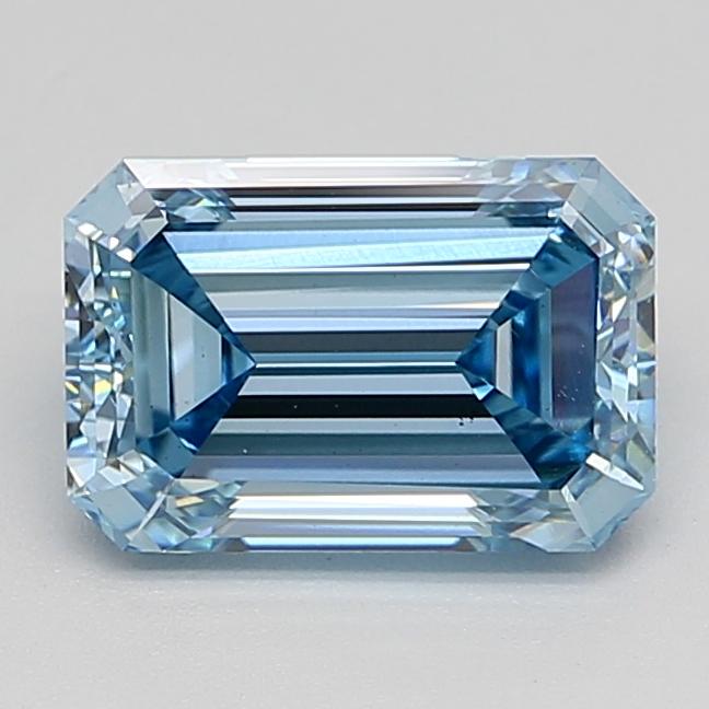 2.00 Ct. Fancy Intense Blue Emerald Lab Grown Diamond