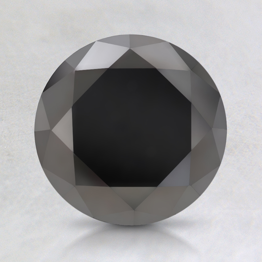 1.19 Ct. Black Round Diamond
