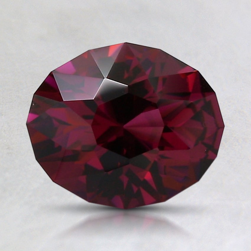 8.6x7.2mm Red Modified Oval Garnet