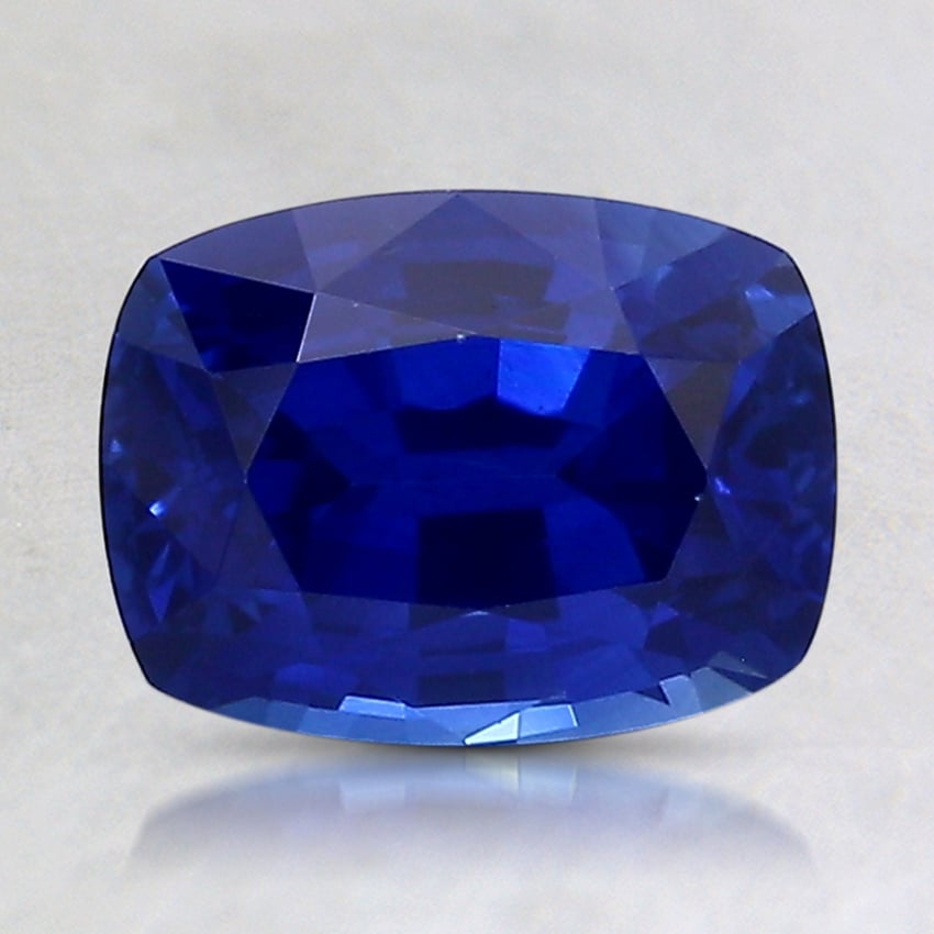8x6.1mm Blue Cushion Sapphire